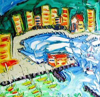 'Wellington Lookout' by Vincent Duncan (SOLD)