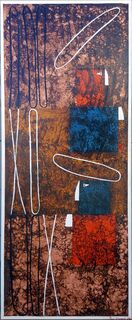 'Love Games Small Heads Thinking' by Paul Vincent (SOLD)