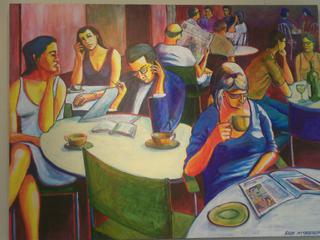 Flat White Long Wait by Rob McGregor (SOLD)
